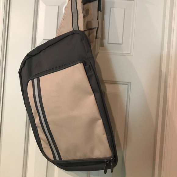 Stylish Gray and Cream Women's Bag - Picture 8 of 8